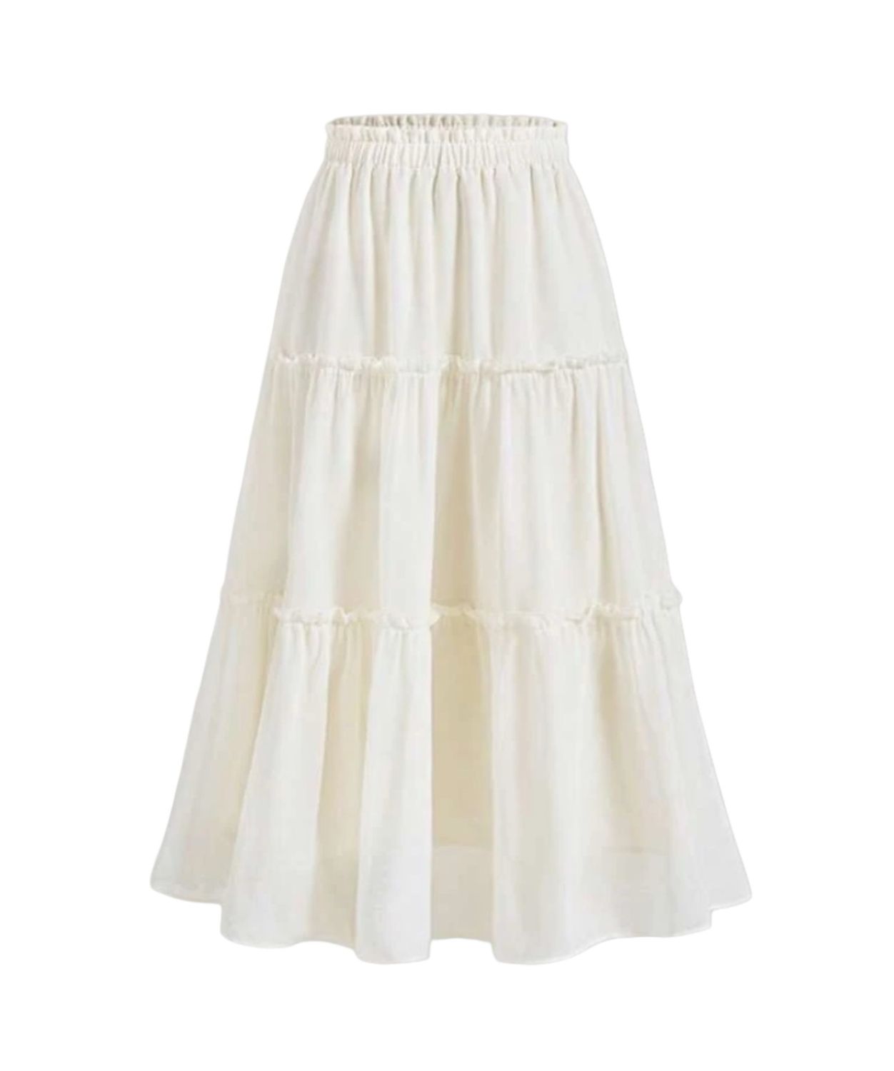 Beige Maxi Skirt 