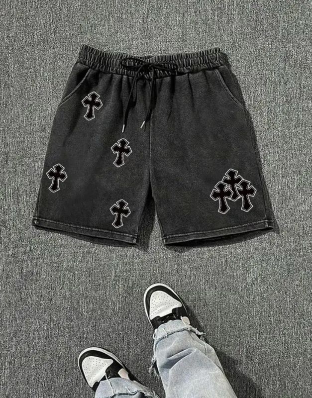 Cross Acidwash Shorts