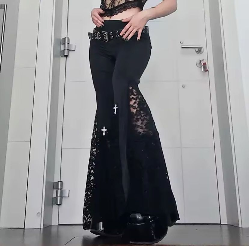 Poison Lace  Flare Pants