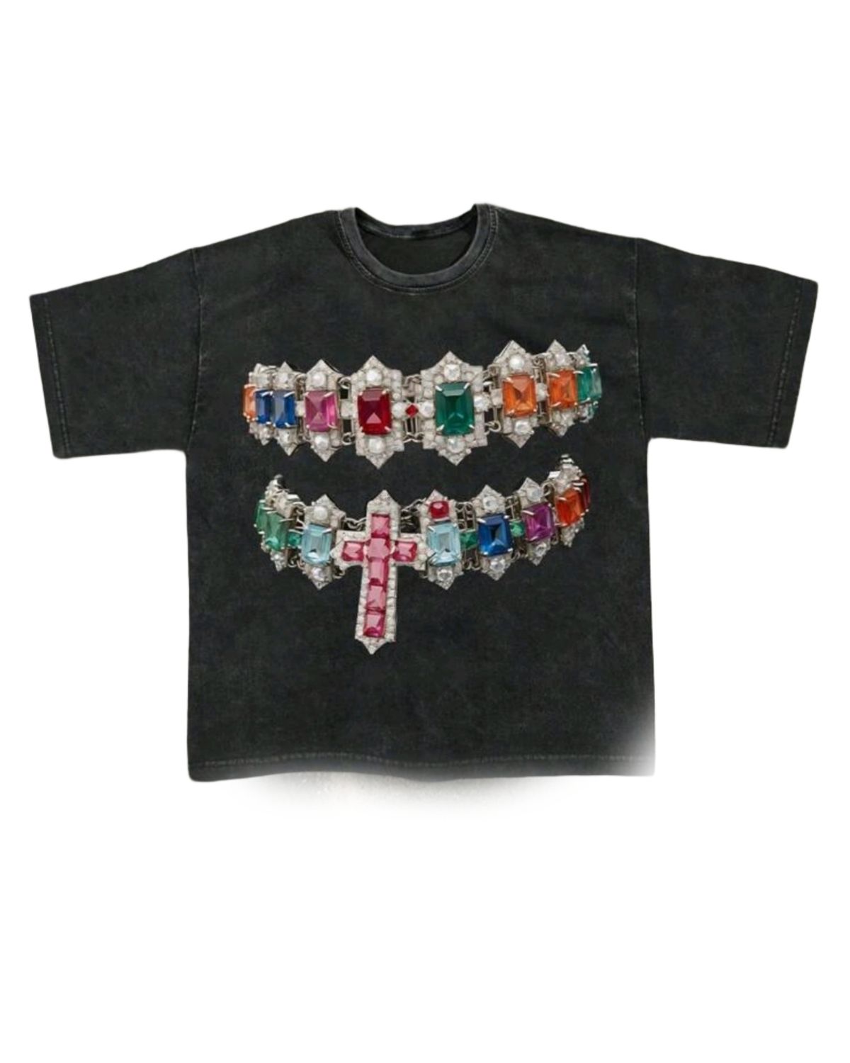 Grillz Acid Wash Tee