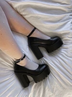 Mary Jane Platform Heels