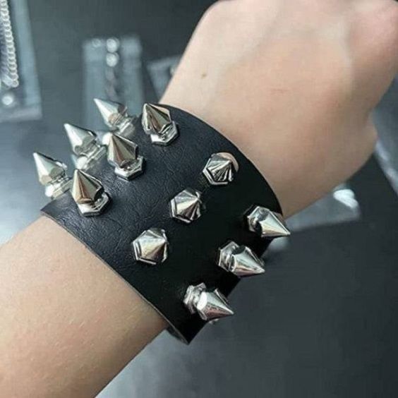 Triple Threat Spiked Bracelet 