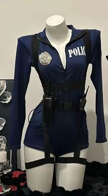 Police Costume ( Jumpsuit, Harness &amp; Badge) 