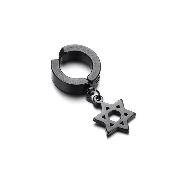 Dark Pentagram Earring