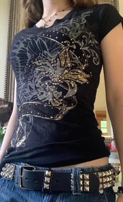 Rhinestone Affliction Style Tee