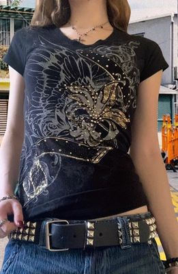 Rhinestone Affliction Style Tee