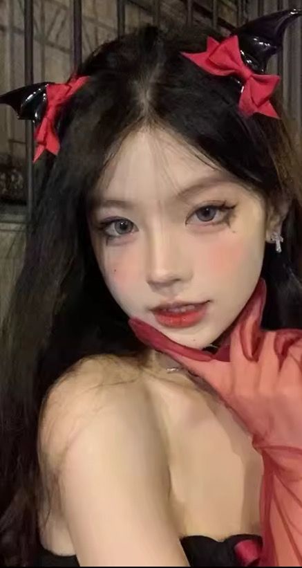 Crimson Bat Hair Clip