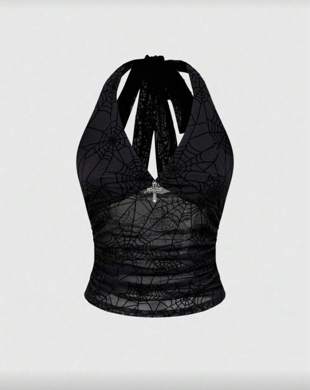 Spiderweb Halter top
