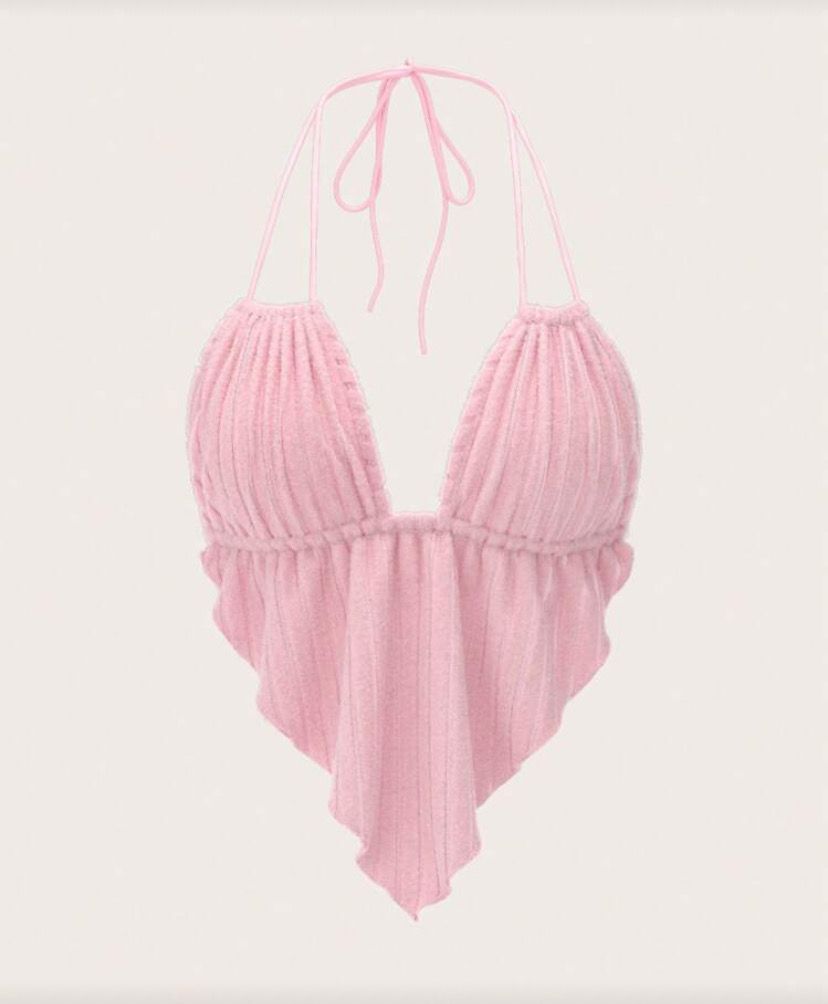 Pink Halter Top