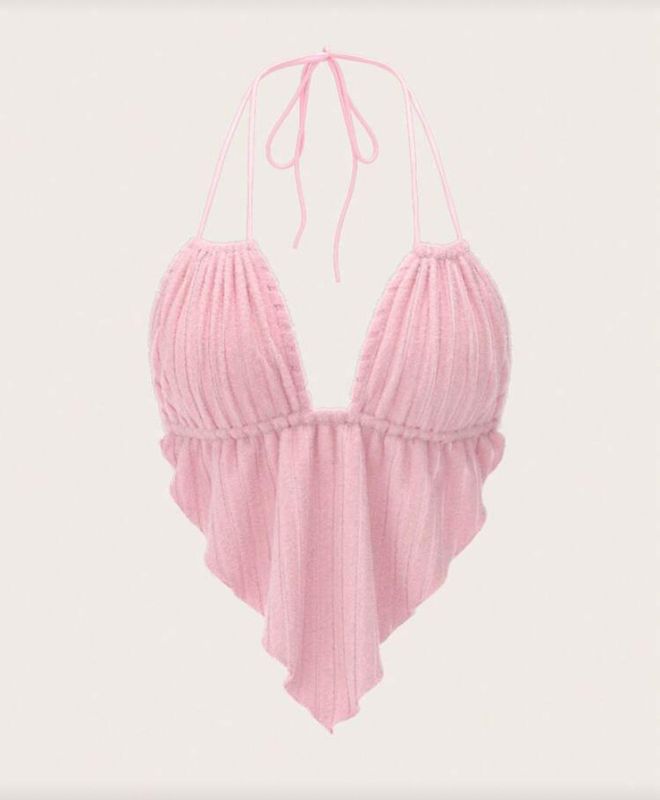 Pink Halter Top