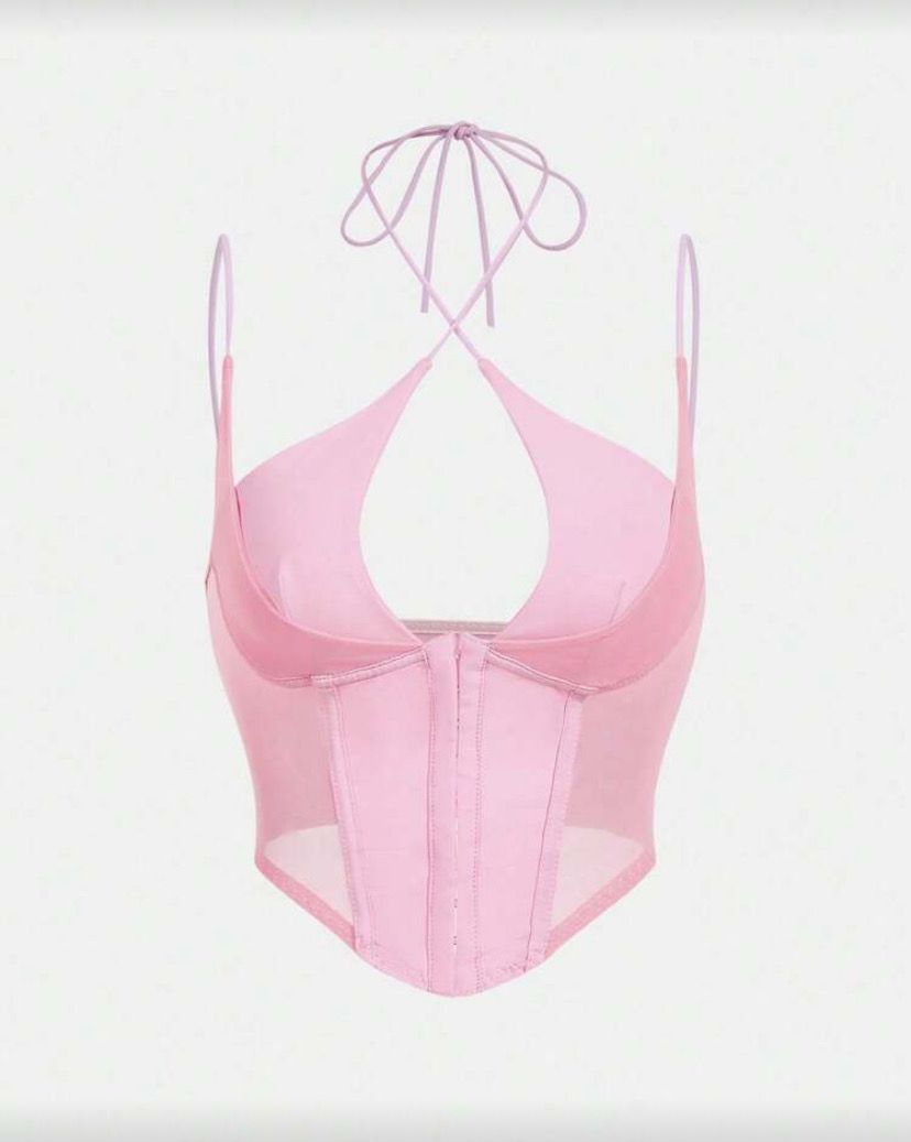 Pink Corset Top