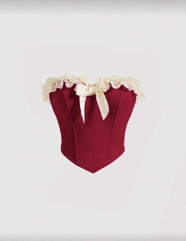Frill Corset Top