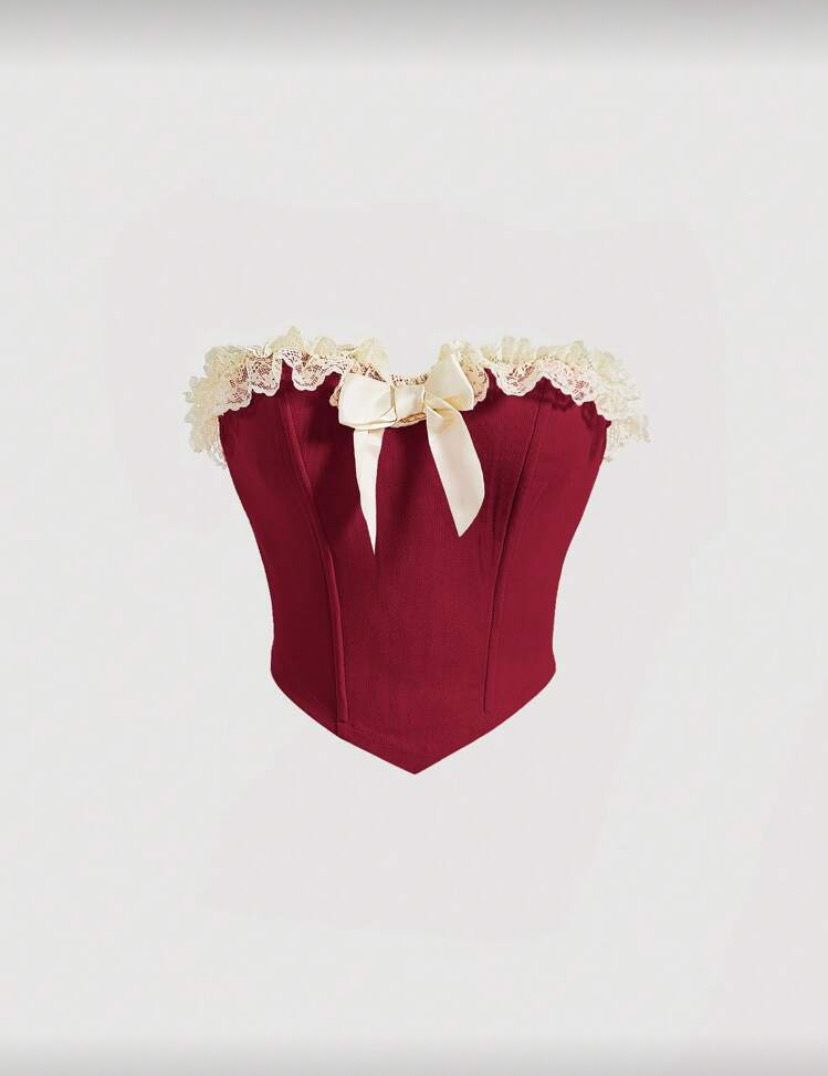 Frill Corset Top