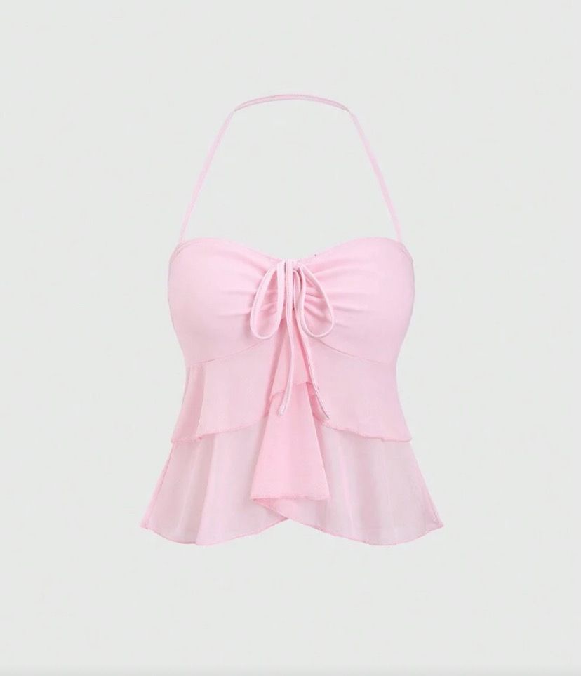 Pink Halter Top