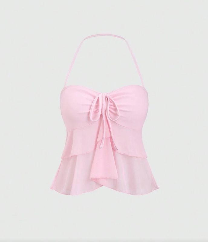 Pink Halter Top