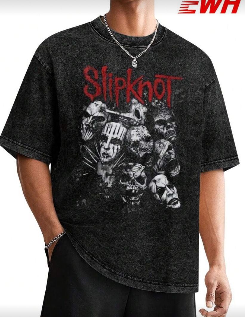 SlipKnot Acid Wash Tee 