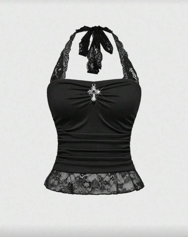 Cross Halter Top