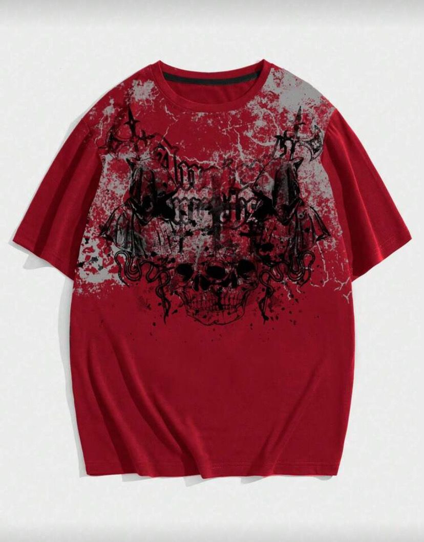 Red Grunge Tee 