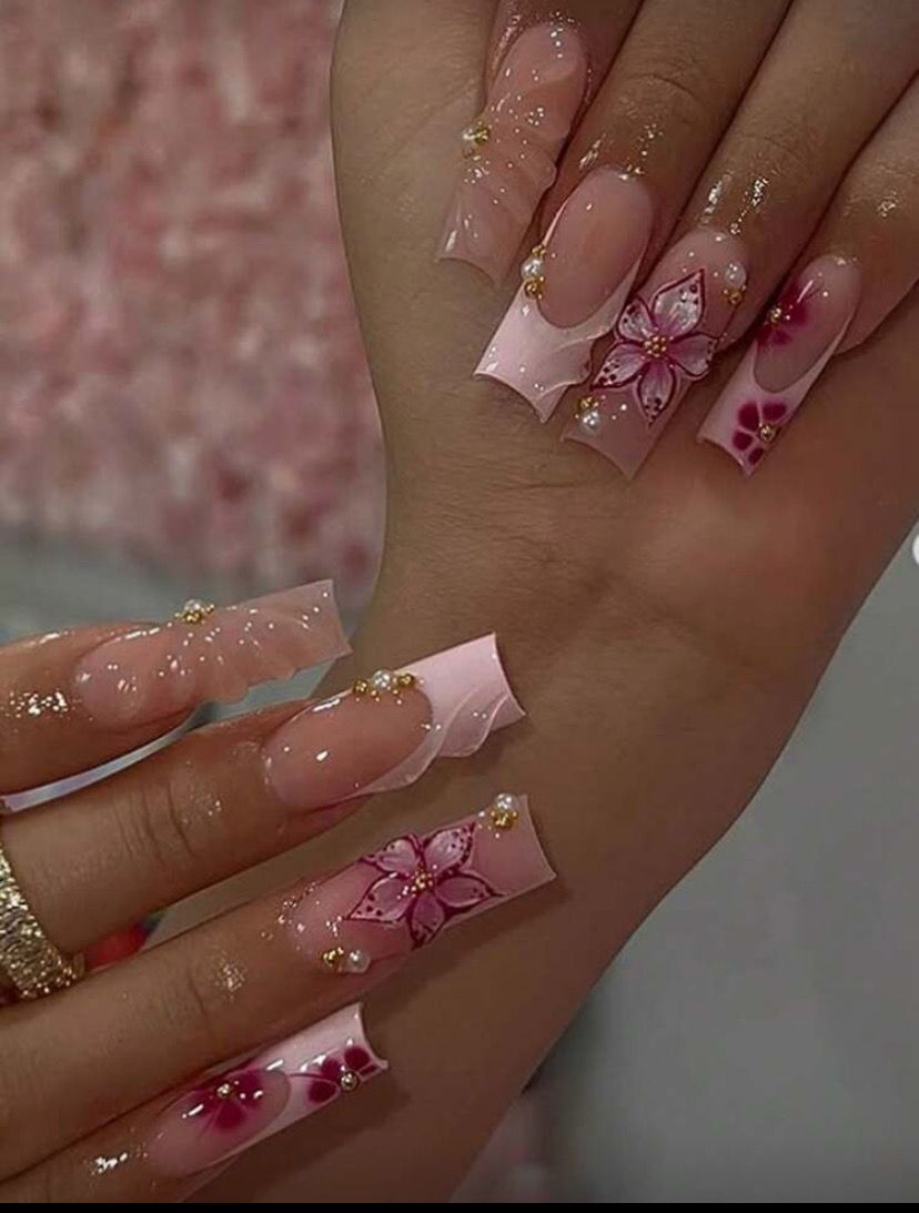 Floral Nails