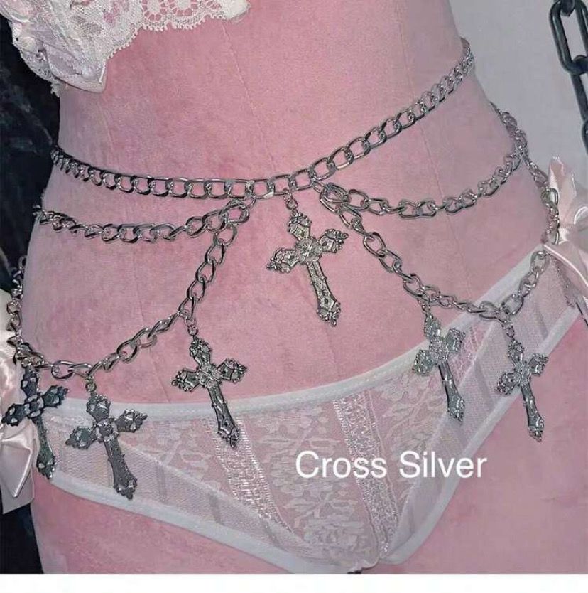 Cross Waist Chain