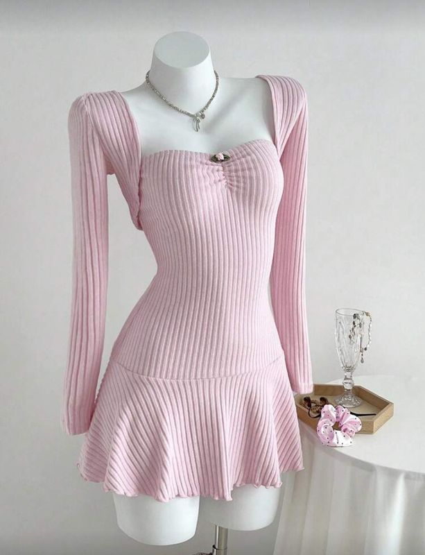 Kawaii Pink Dress set