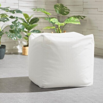Pacifica Solid 3M Scotchgard Outdoor Square Pouf Pacifica Solid 3M Scotchgard Outdoor Square Pouf