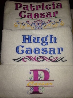 Embroidered Towels