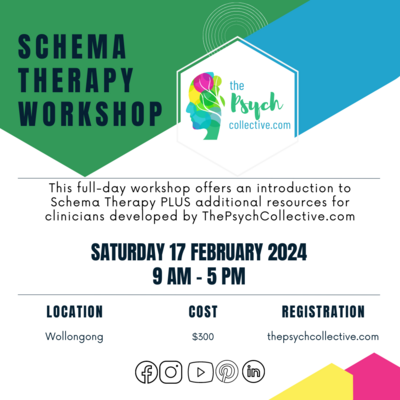 Schema Therapy 1 Day Workshop 2024