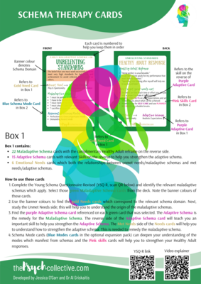 schema therapy cards handout