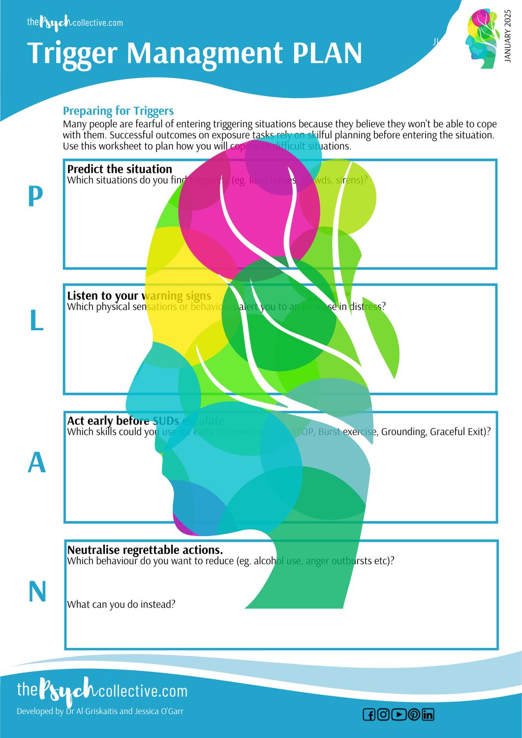 PTSD - Trigger Management PLAN