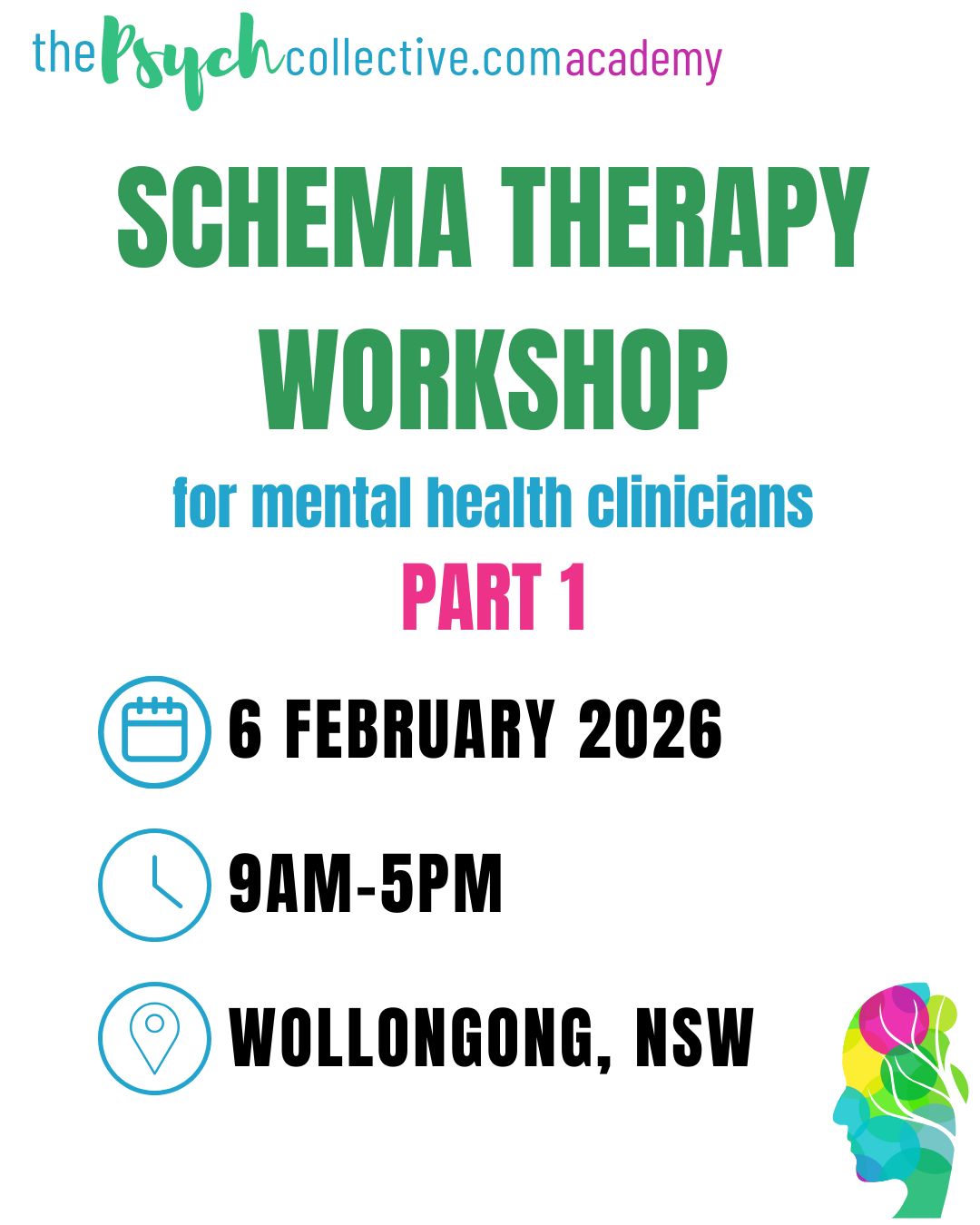 Schema Therapy PART ONE  Workshop FEBRUARY 2026