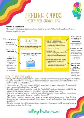 Feeling Cards Info Sheet