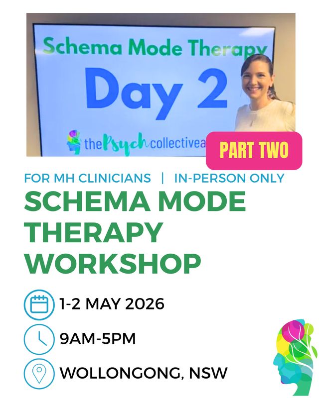 Schema Mode Therapy PART TWO Workshop MAY 2026 Schema Mode Therapy PART TWO Workshop MAY 2026