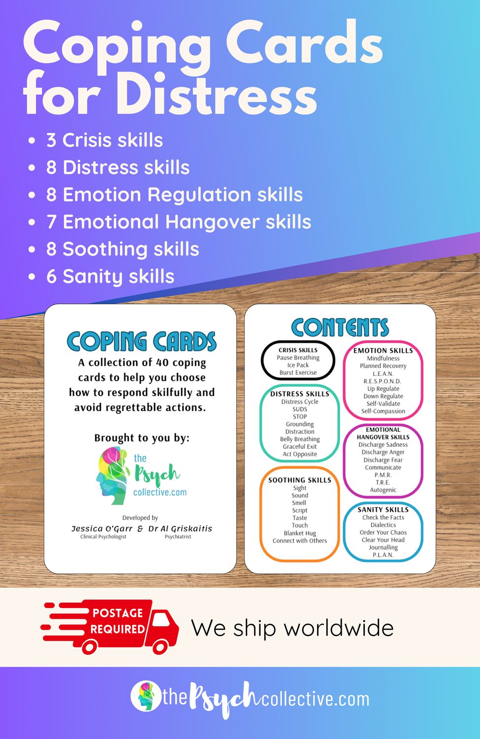 Coping Cards - Deck Of 40