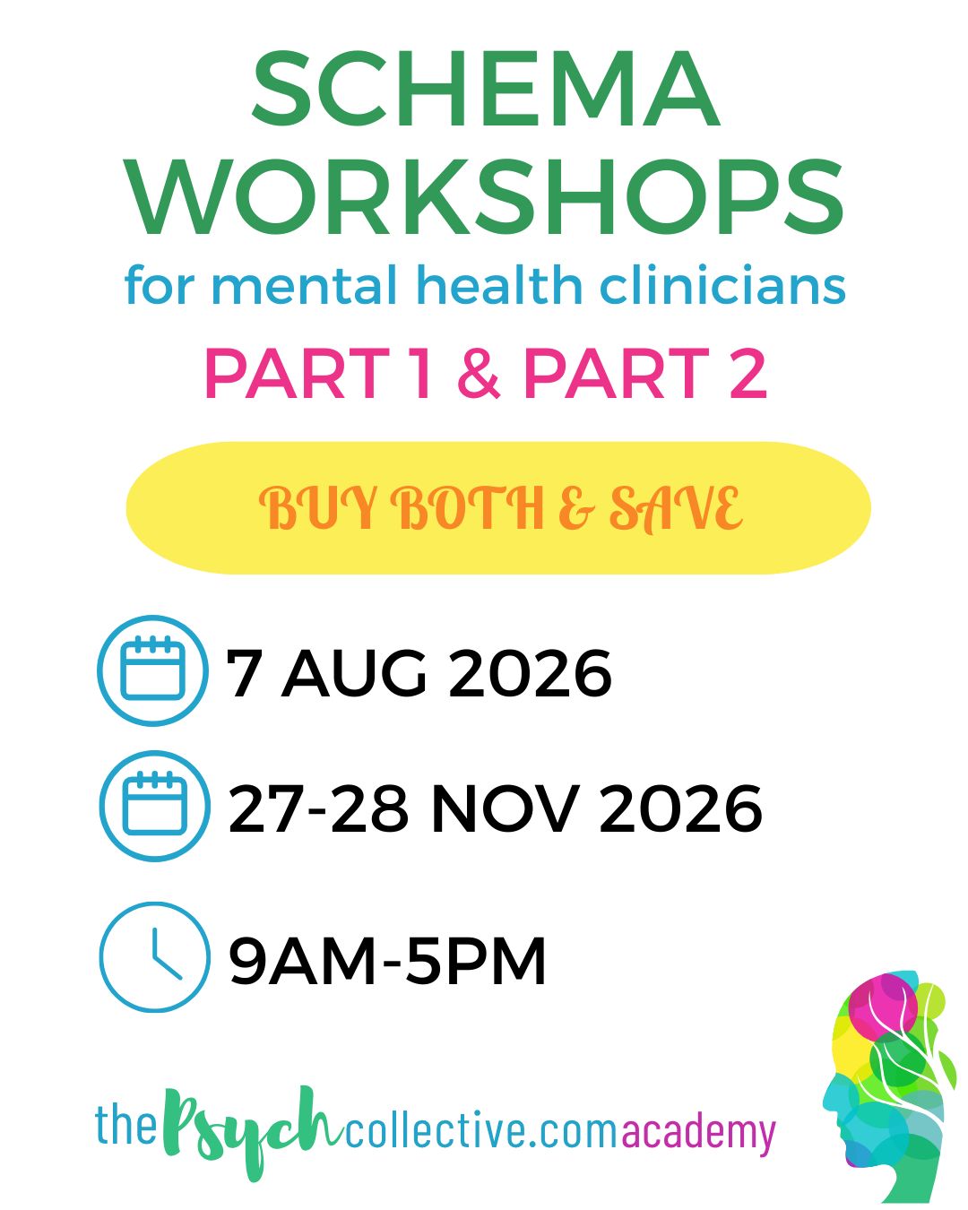 Schema Workshops - Part 1 & 2 - late 2026