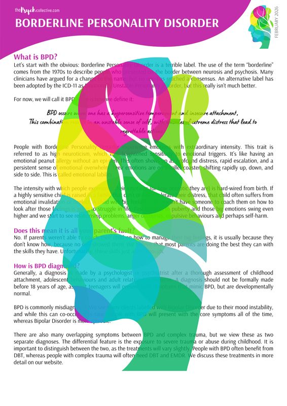 Borderline Personality Disorder