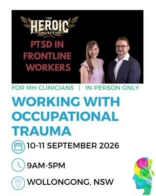 Working with Occupational Trauma Workshop Sept 2026 Working with Occupational Trauma Workshop Sept 2026
