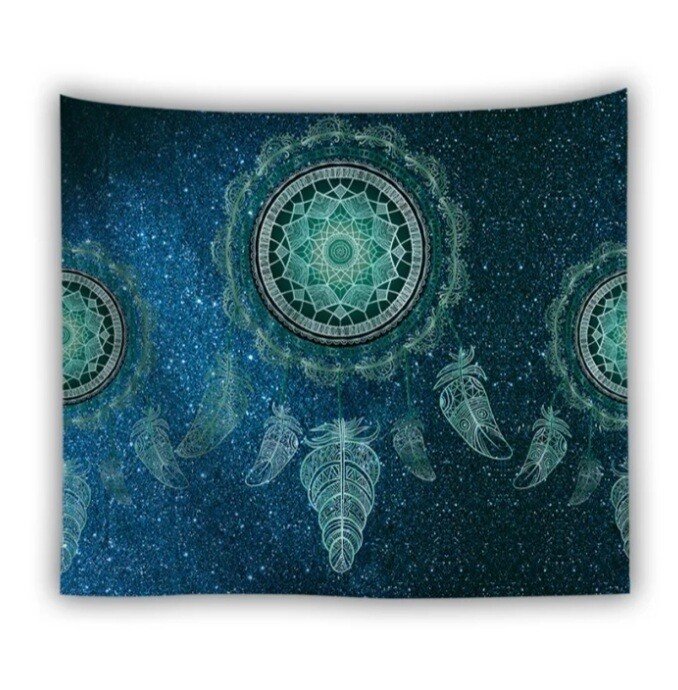 Mandala Indian Wall Hanging / Blue
