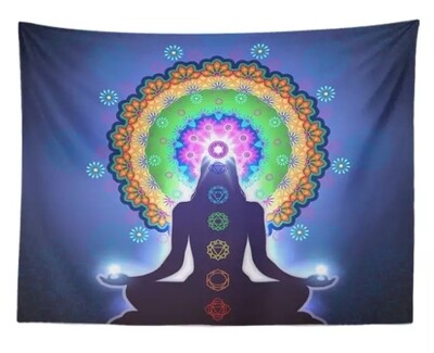 Mandala Indian Wall Hanging / Chakra Female