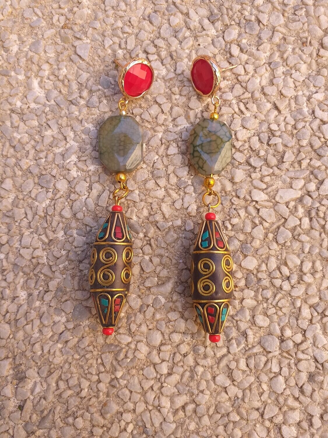 Pendientes tibetanos