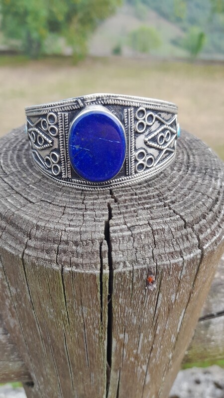 Brazalete afgano lapislazuli