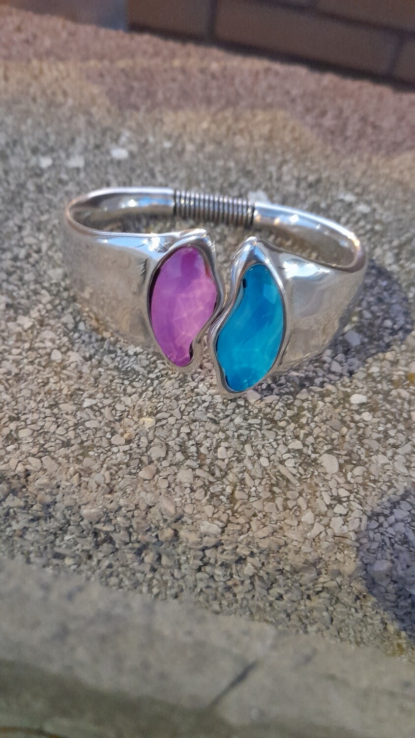 Pulsera doble cristal