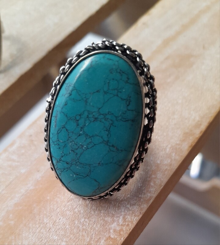 Anillo Ergami Turquesa