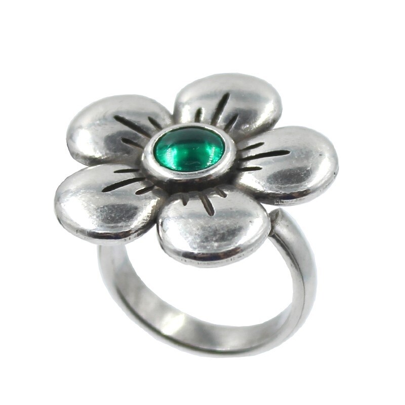 Anillo Flor Cristal