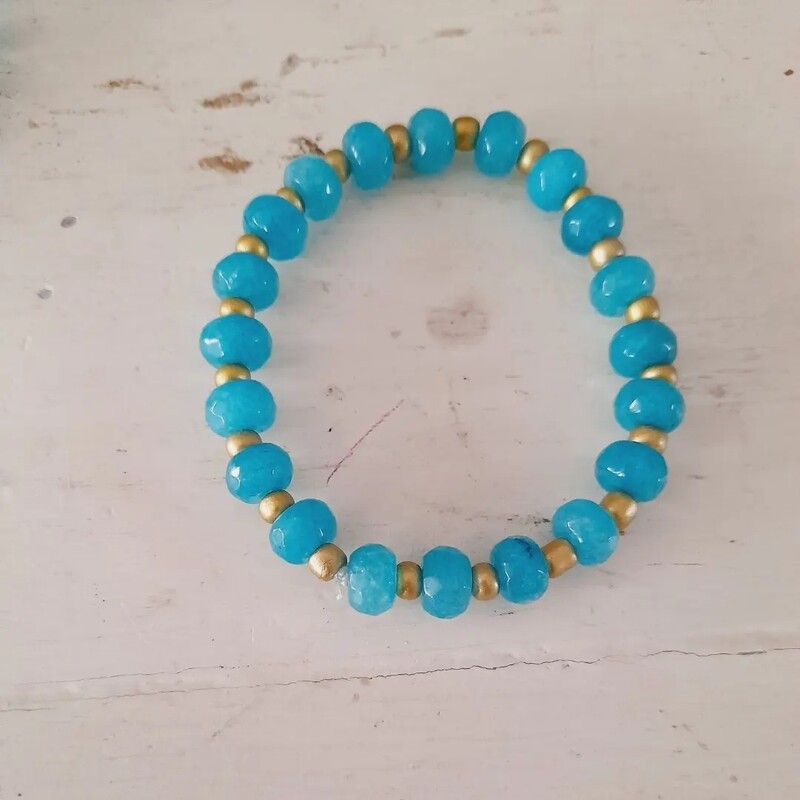 Pulsera verde agua