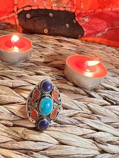 Anillo Tibetano Nepali Antiguo