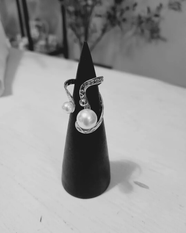 Anillo perlas