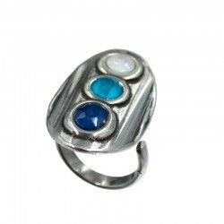 ANILLO OVAL EN TRES COLORES