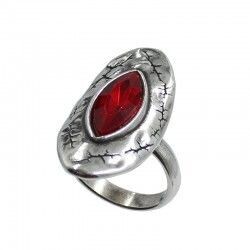 ANILLO ENVEJECIDO CON CRISTAL MARQUI