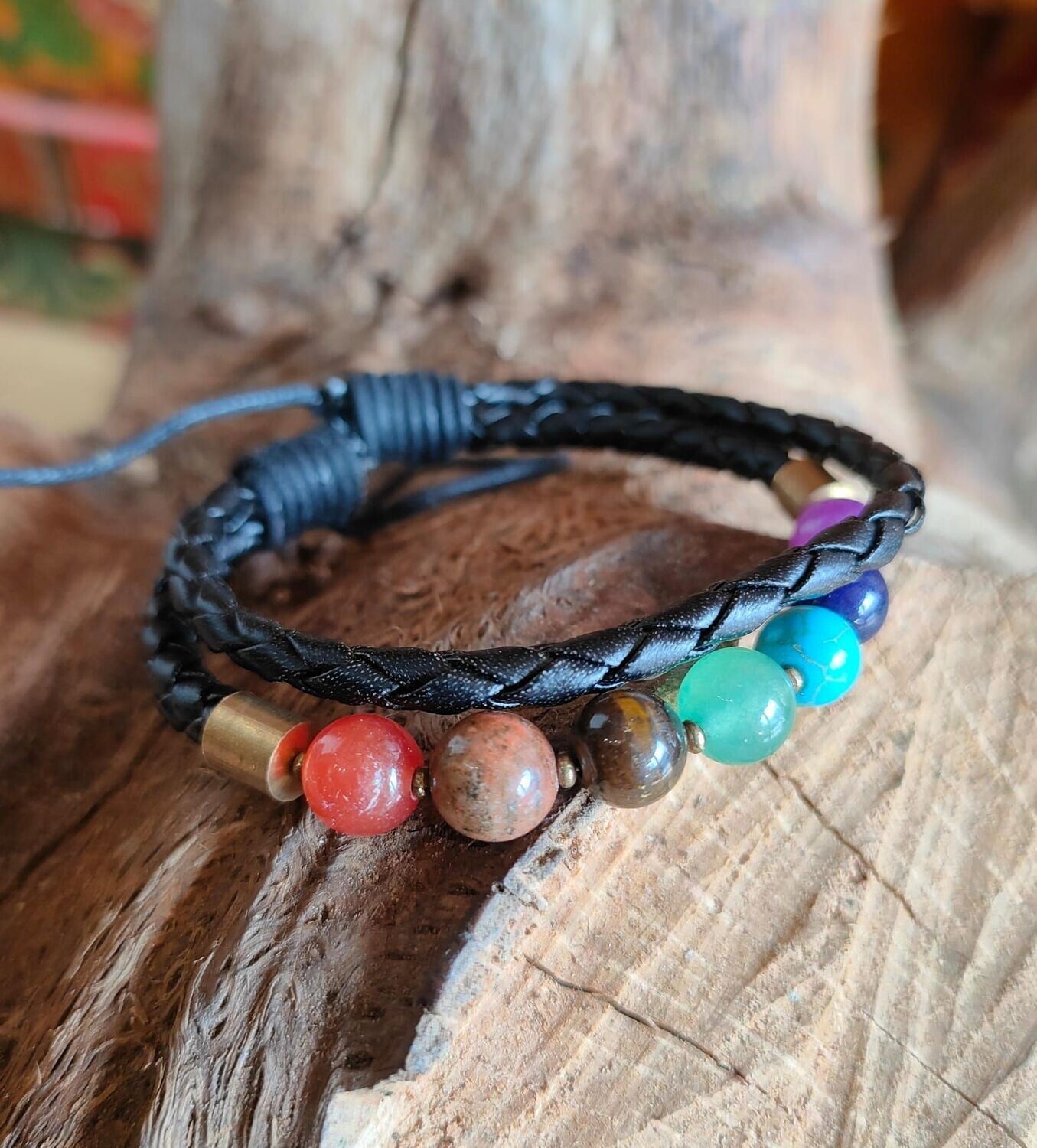 Pulsera Chackras Tribal